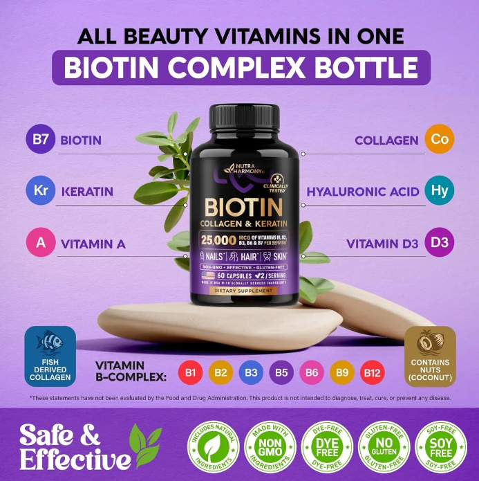 BIOTIN COLLAGEN & KERATIN