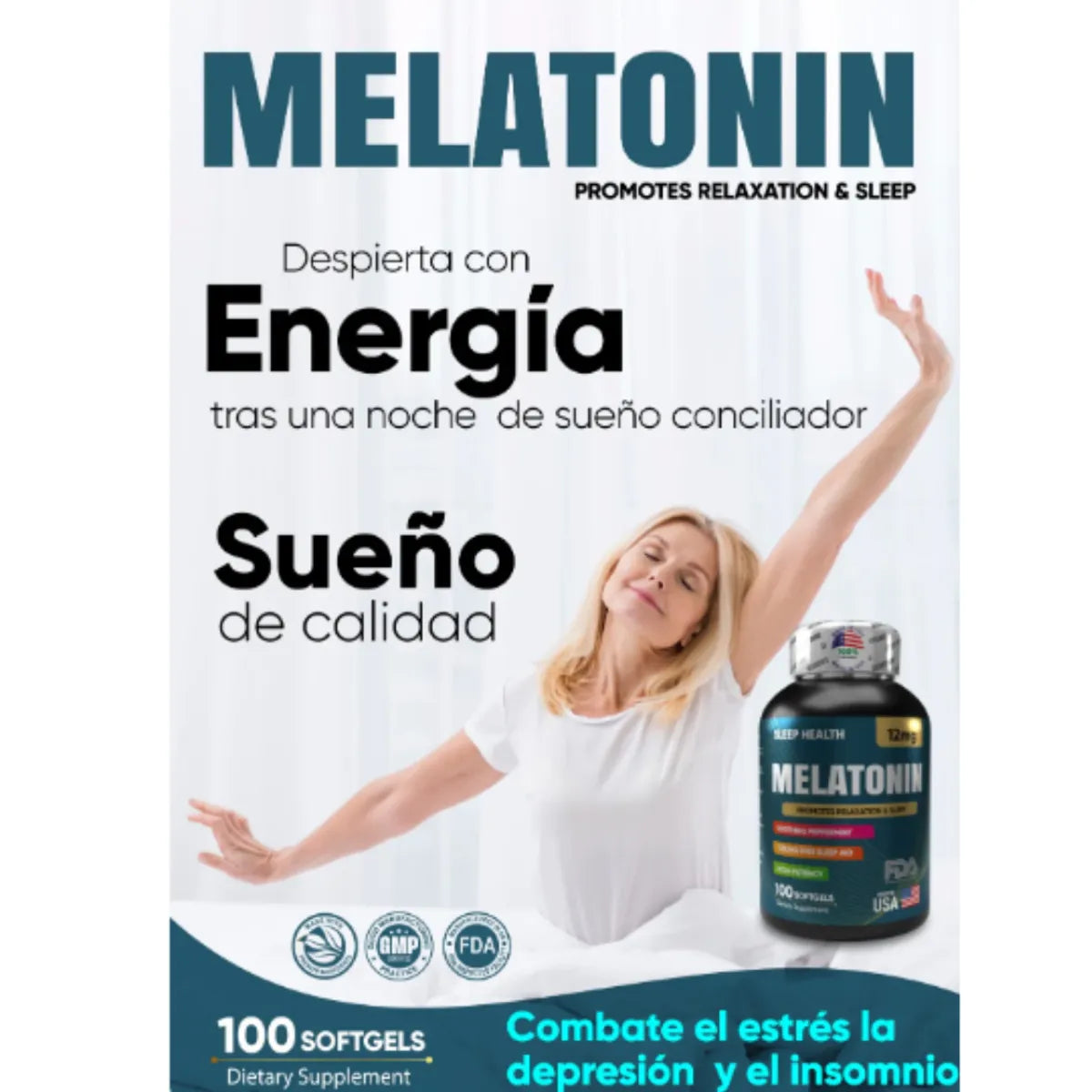 MELATONINA X 100 SOFGELS - SLEEP HEALTH